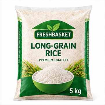 Long-Grain Rice, 5 kg